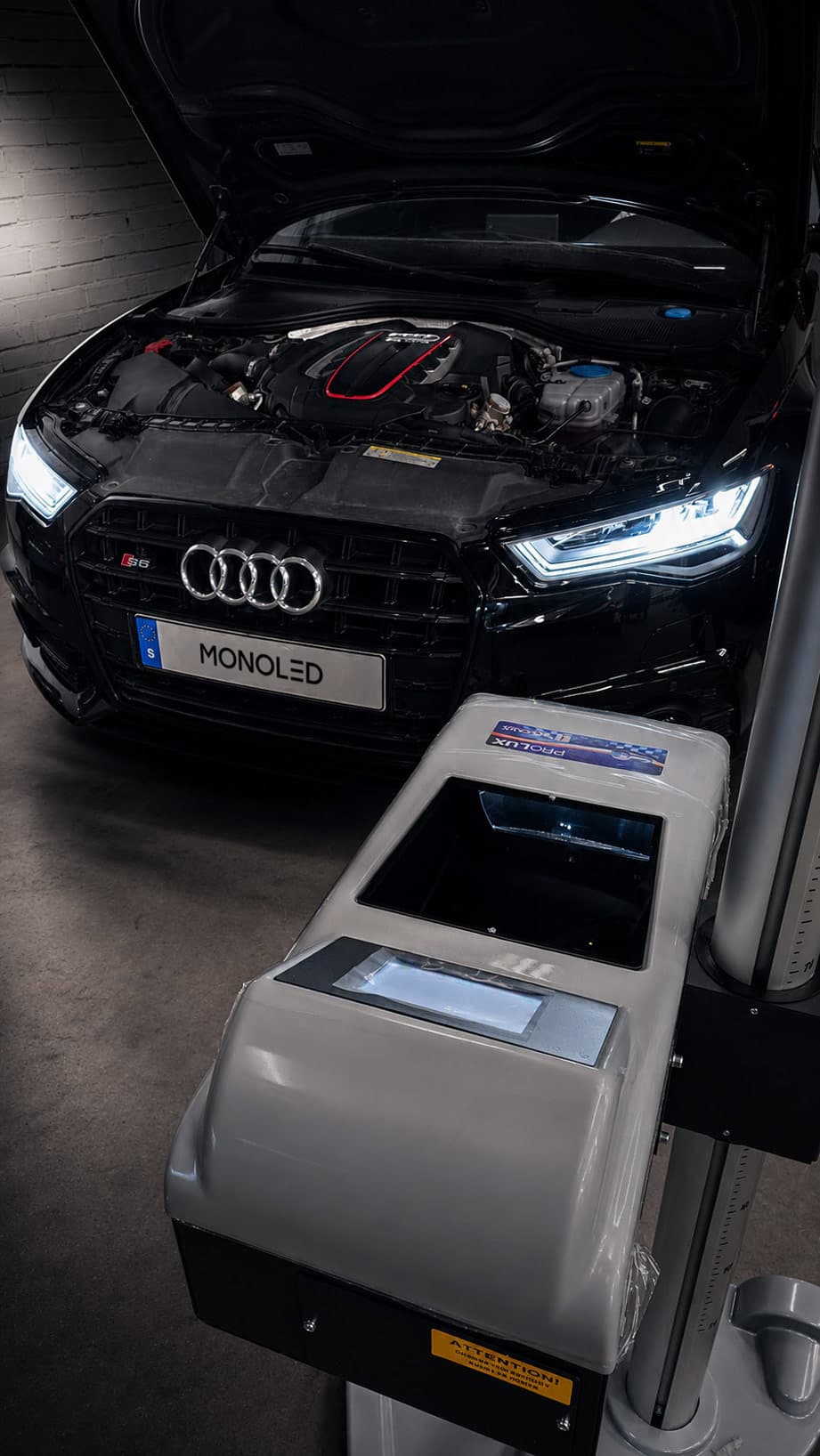 Audi RS6 strålkastare